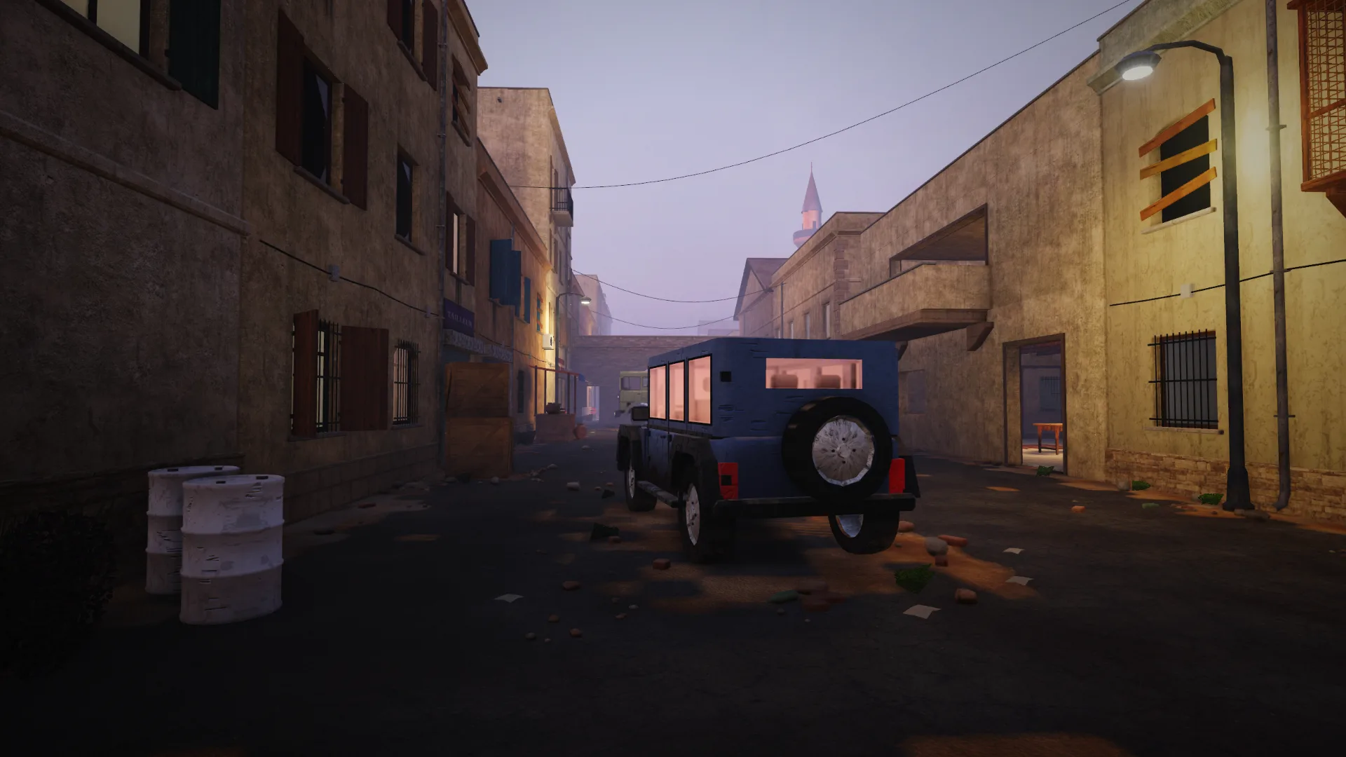 Saffron, a village of narrow alleys